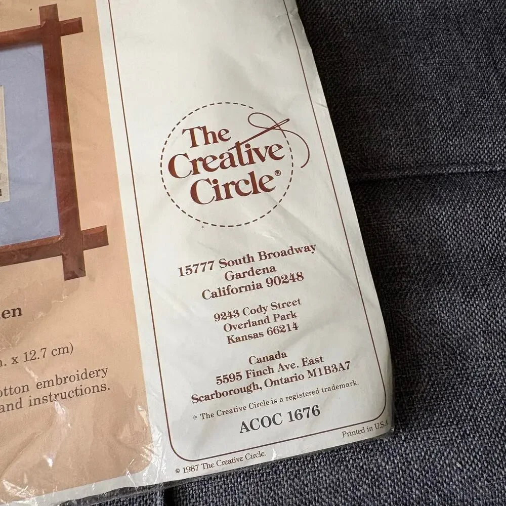 Corner of the World Vintage Counted Cross Stitch Kit The Creative Circle - 1987